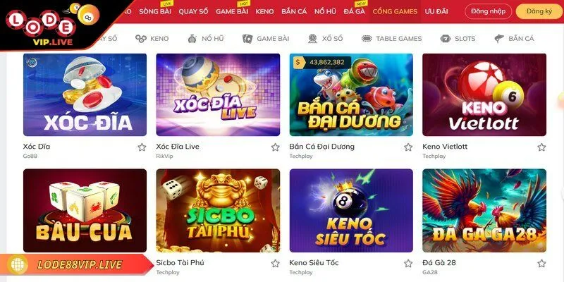 Cách chơi lode88 - Quy trình cá cược đơn giản, trọn đam mê 2 Lựa chọn sảnh chơi lode88 theo mong muốn