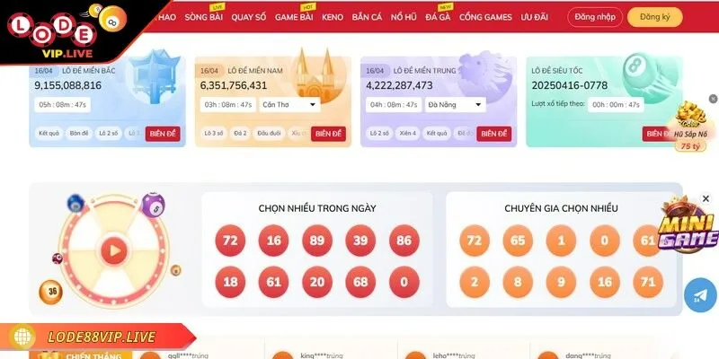 Lode88 hôm nay - Khám phá hình thức cá cược hấp dẫn 1 Lode88 hôm nay, mở ra cơ hội trúng hưởng lớn