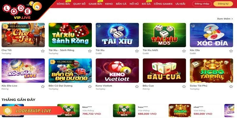 Phản hồi người chơi Lode88 - Tổng hợp đánh giá chi tiết 1 Thiết kế trang chủ cá cược bắt mắt, ấn tượng
